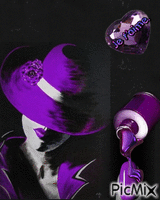 Purple passion - GIF animé gratuit