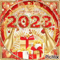 Happy Hew Year 2023! - Gratis geanimeerde GIF