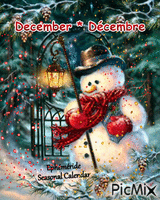 Décembre * December - Animovaný GIF zadarmo