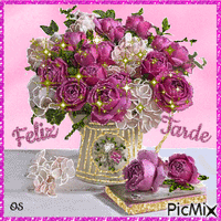 Flores en la Tarde - Δωρεάν κινούμενο GIF