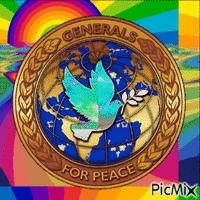 WORLD GENERALS FOR PEACE animirani GIF