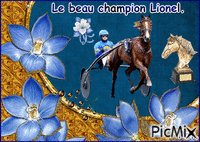 Le champion Lionel. - Gratis animerad GIF