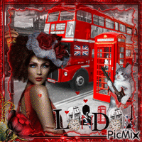 Rues de Londres - Darmowy animowany GIF
