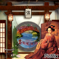 Geisha animoitu GIF
