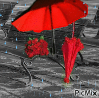 rain - GIF animado gratis