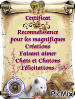 Certificat - Gratis animeret GIF