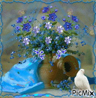 Concours "Flowers in a vase" - GIF animado gratis