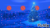 Зима - GIF animate gratis