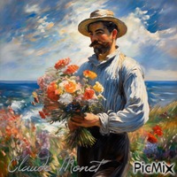 Claude Monet - GIF animado gratis