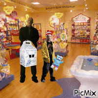 Mike and Jesse Build-A-Bear Animated GIF
