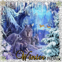 Winter Season animovaný GIF