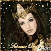 gold queen - Free animated GIF