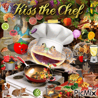 kiss the chef frog