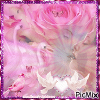 les roses.... - 免费动画 GIF