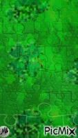 Puzzle en verdes