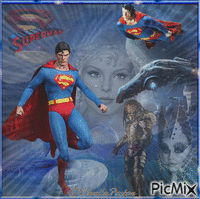 Superman ( D.E.P. Christopher Reeve) - GIF animé gratuit