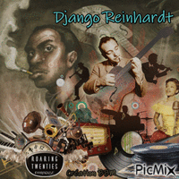Django Reinhardt par BBM анимированный гифка