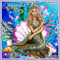 Mermaid  Story GIF animata
