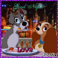 Lady and the Tramp 动画 GIF