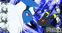 absol & umbreon анимирани ГИФ