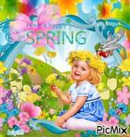 I love spring - PNG gratuit