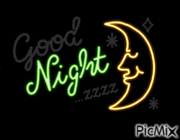 gute nacht - GIF animado gratis