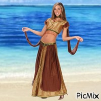 belly dancer анимирани ГИФ