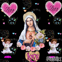 HOLY MARY animeret GIF