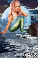 Little Mermaid - GIF animado grátis
