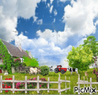 La maison dans la prairie - Free animated GIF