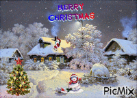 Merry Christmas - GIF animado gratis