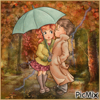 Autumn storm - Ingyenes animált GIF