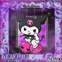 Kuromi :x анимированный гифка