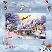 Winter Wonderland - December Gif Animado