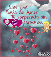 lluvia de amor - Бесплатный анимированный гифка