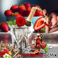 Strawberry animált GIF