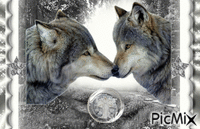 baiser éternel ( aux  yeux de l'amour - GIF animé gratuit