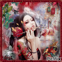 Oriental fantasy... animirani GIF