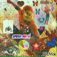 spide3e rman spider man animovaný GIF