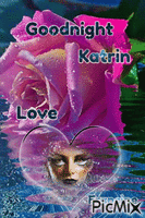 Kdo pour mon amie Katrin 🌺🌺🌺 GIF animé