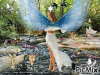 Duraselia a forest angel making all in full energi - GIF animé gratuit