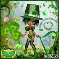 St Patrick - Бесплатный анимированный гифка
