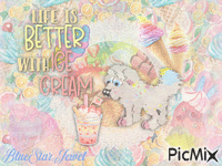 Pastel Ice Cream Pup - GIF animado grátis