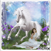 White Horse - Besplatni animirani GIF