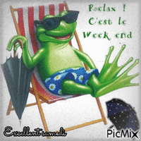 relax c'est le week-end Animated GIF