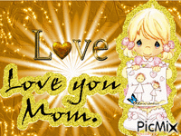 Love You Mom - Ilmainen animoitu GIF