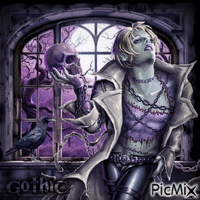 gothic - GIF animado grátis