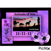 Animals Of War - GIF animé gratuit