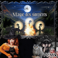Magie des sorcières - 無料のアニメーション GIF