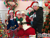 Merry Christmas McGuire.Morton Family Animated GIF